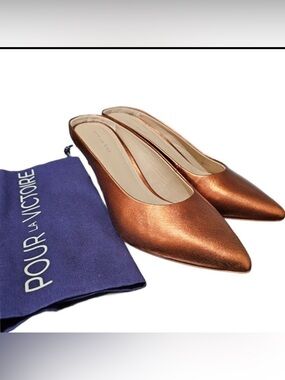 Pour La Victoire Daria Leather Mules